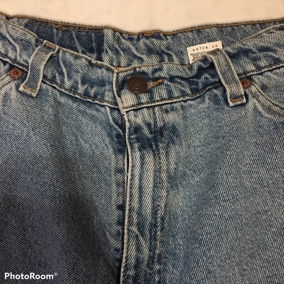 LEVI's Vintage Orange Tab 954 Denim Jeans Shorts - Picture 16 of 16